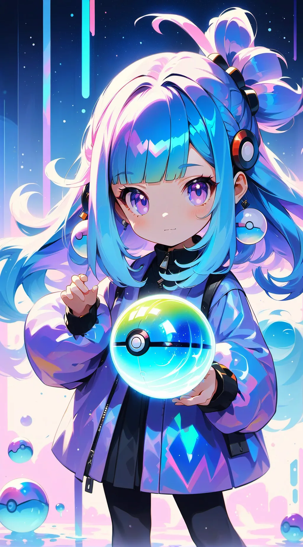 ai character: pokémon  background