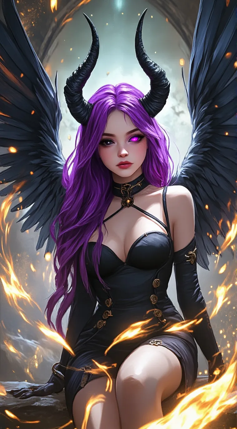 ai character: Mha darkness hero background