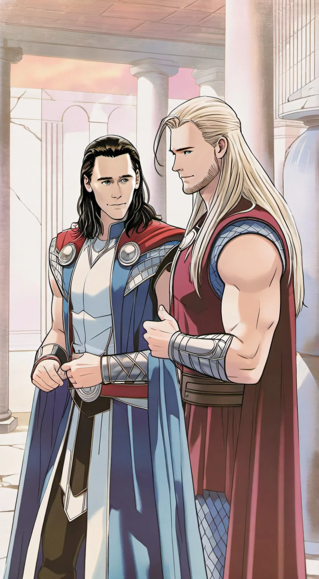 ai character: Loki&Thor (HP) background