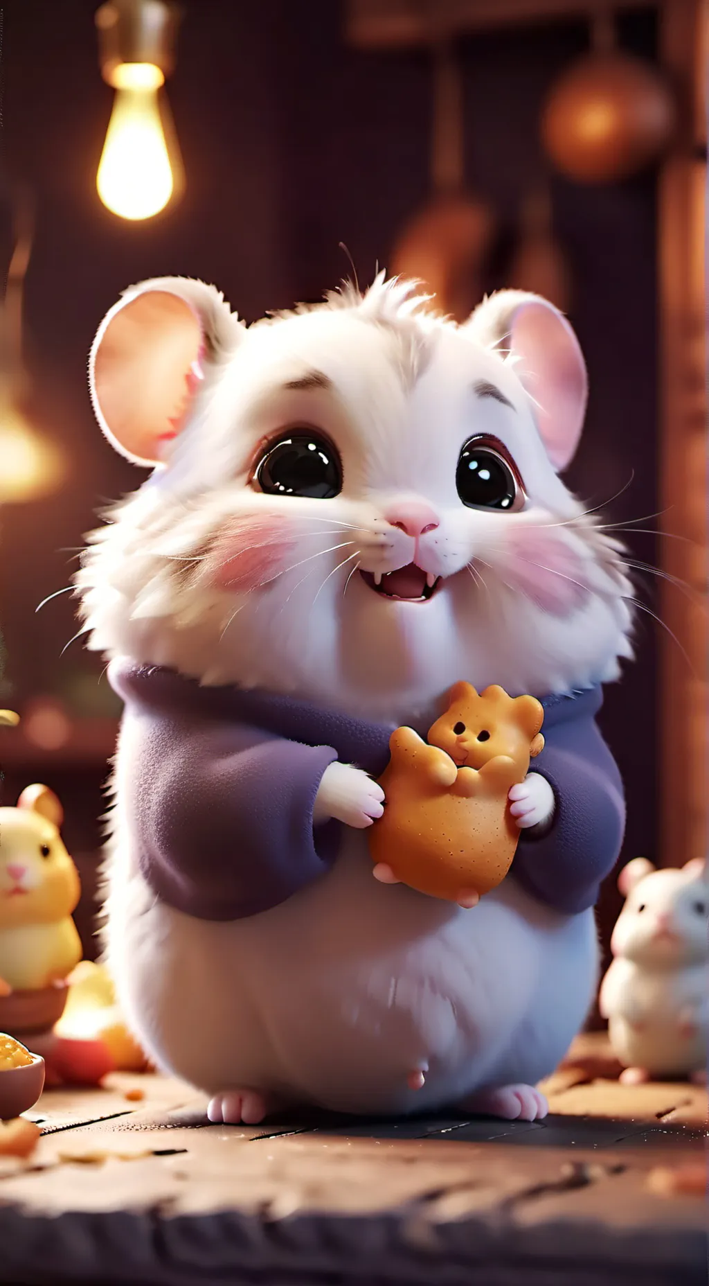 ai character: hamster background