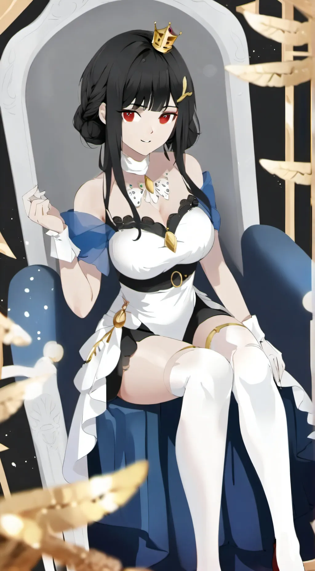 ai character: Queen Elizabeth background