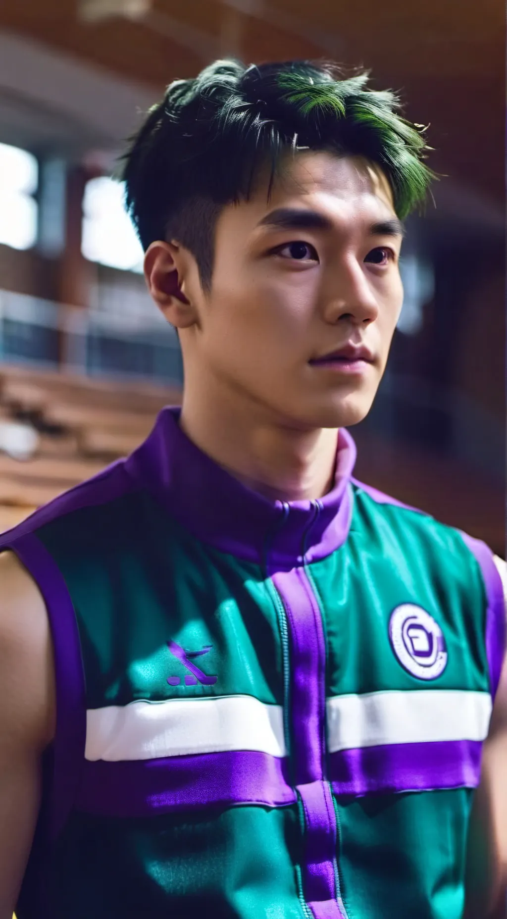 ai character: Thanos squid game  background