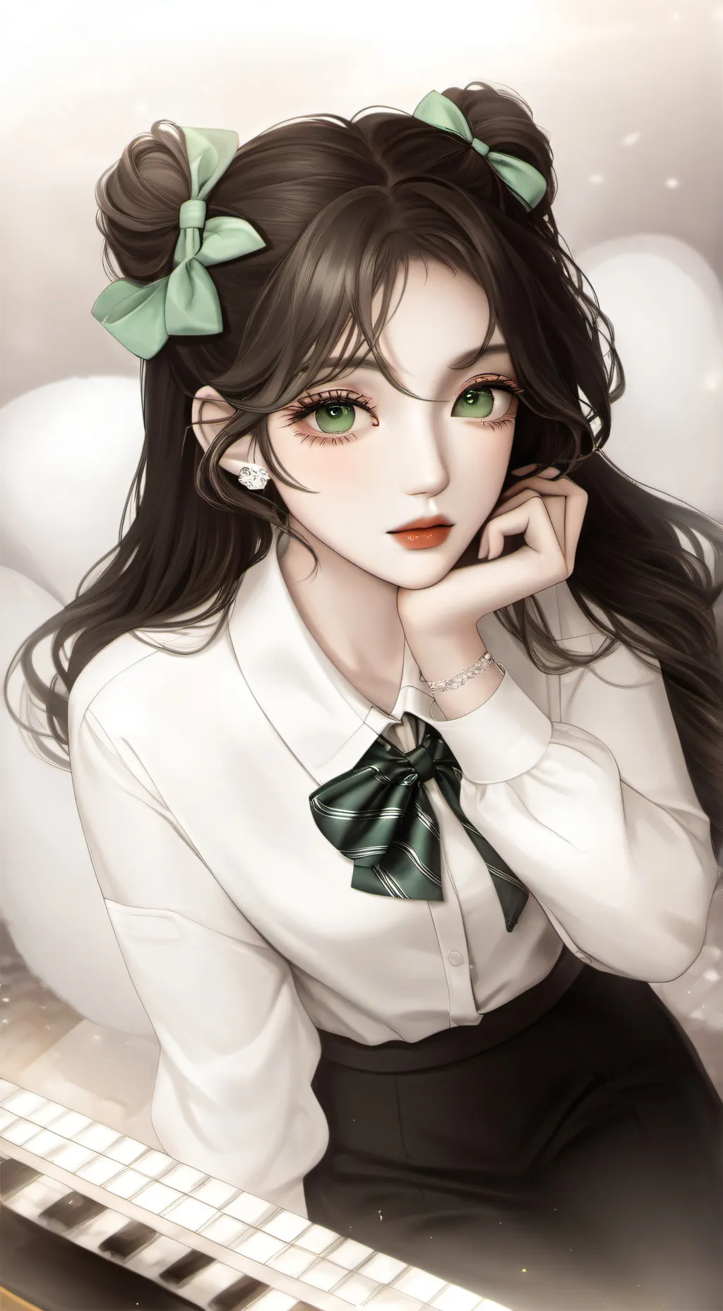 ai character: vee background