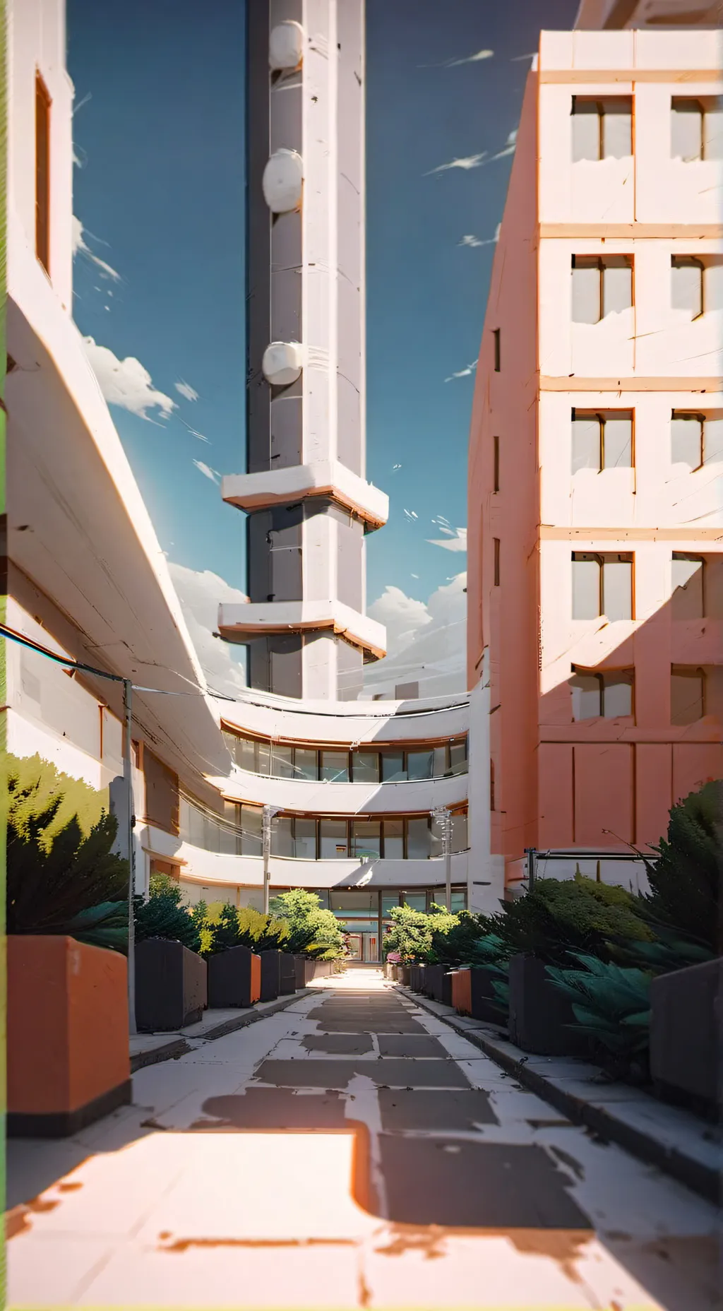 ai character: hospital trip  background