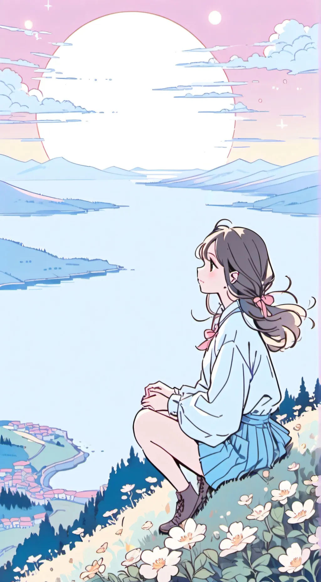 ai character: Camping Trip background