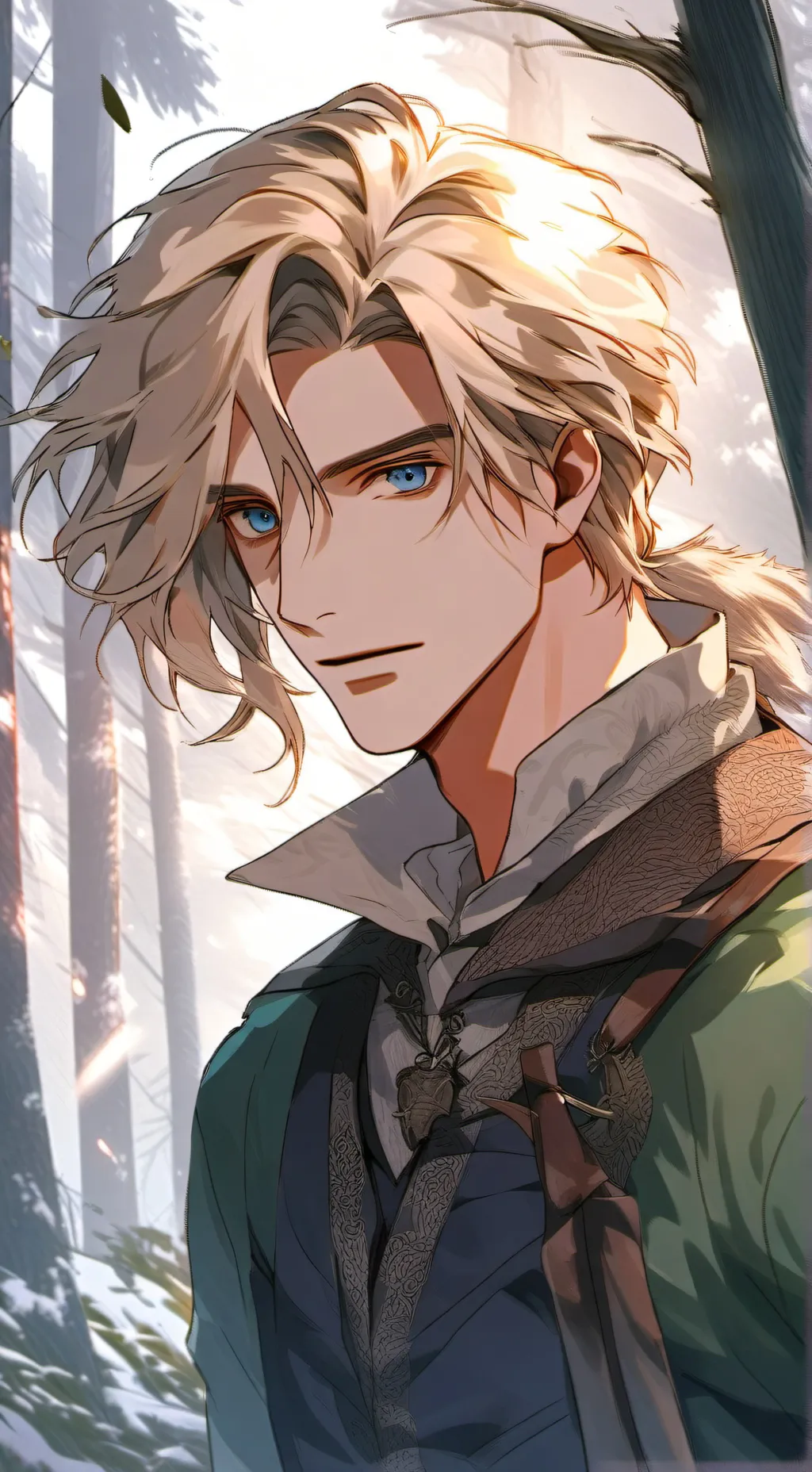 ai character: Zander background