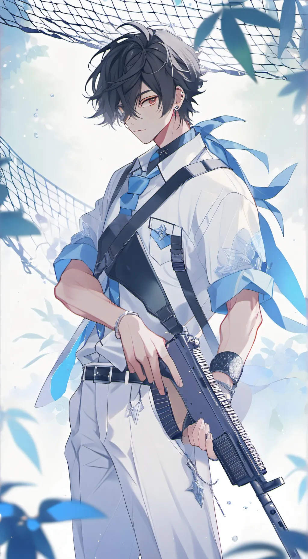 ai character: hybird world background