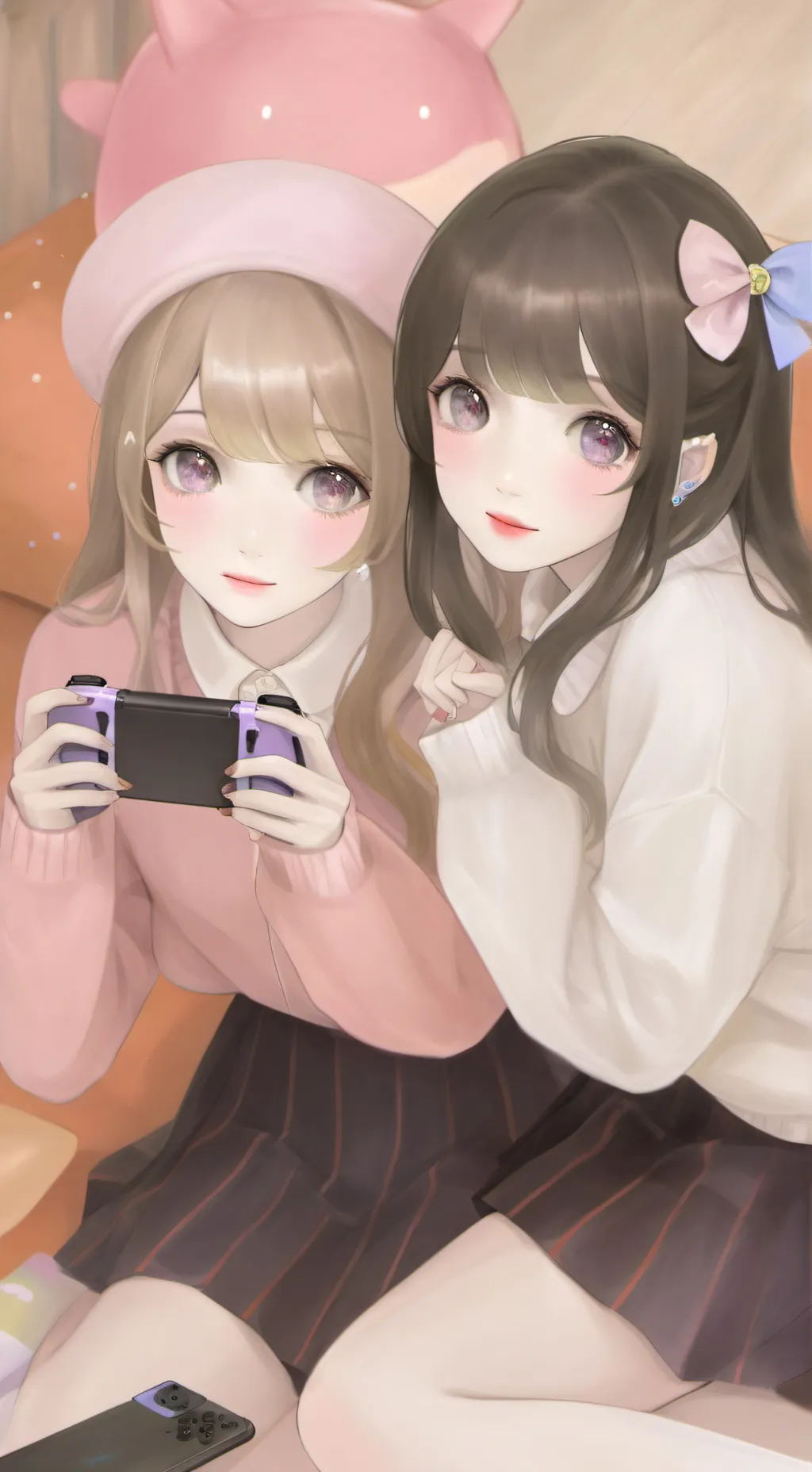 ai character: Xia & Nadiya  background