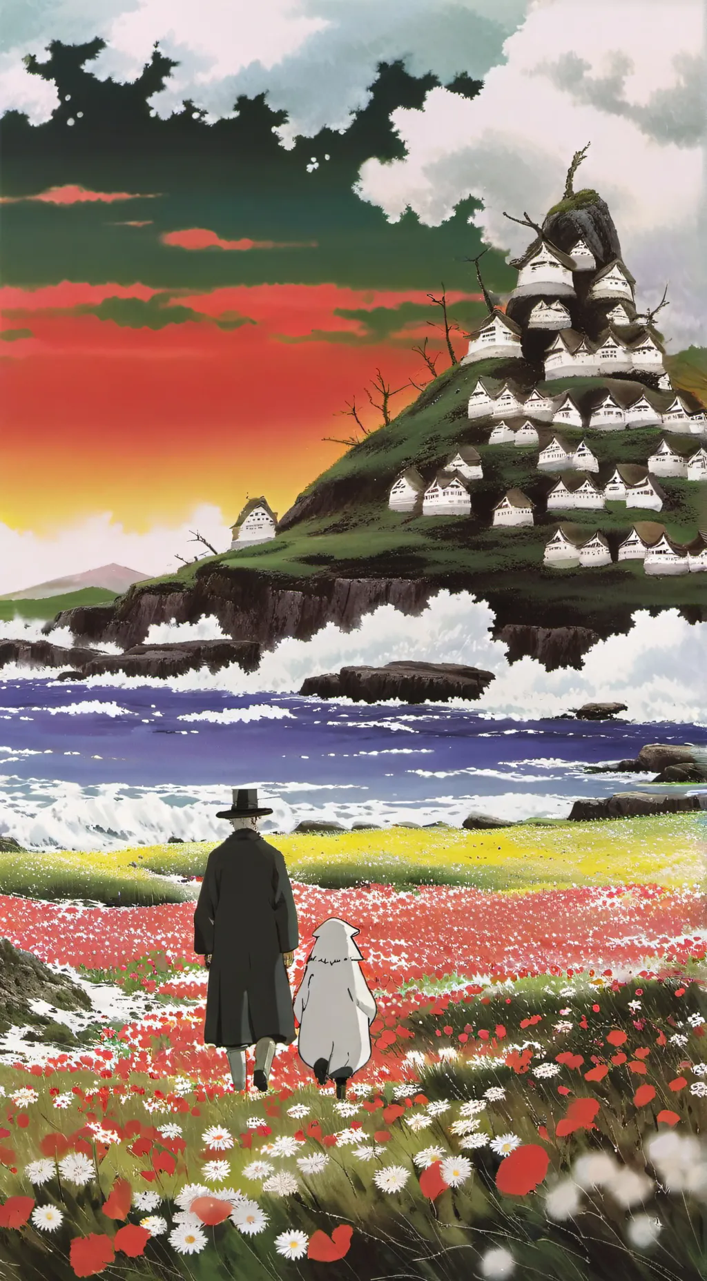 ai character: wasteland background