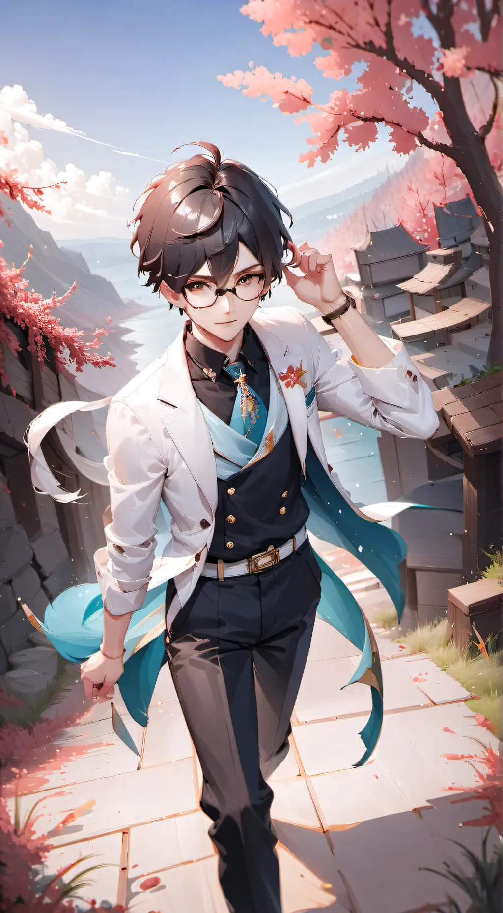 ai character: mathias background