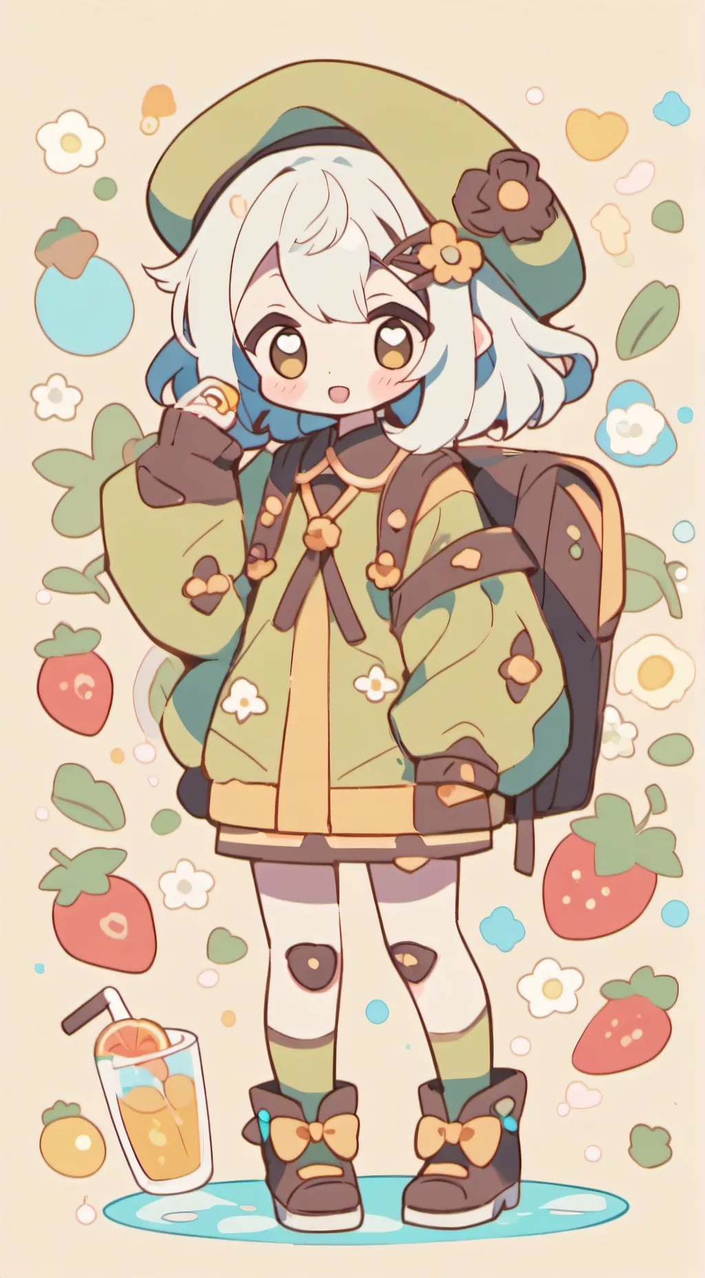 ai character: bakugou(kacchan) background