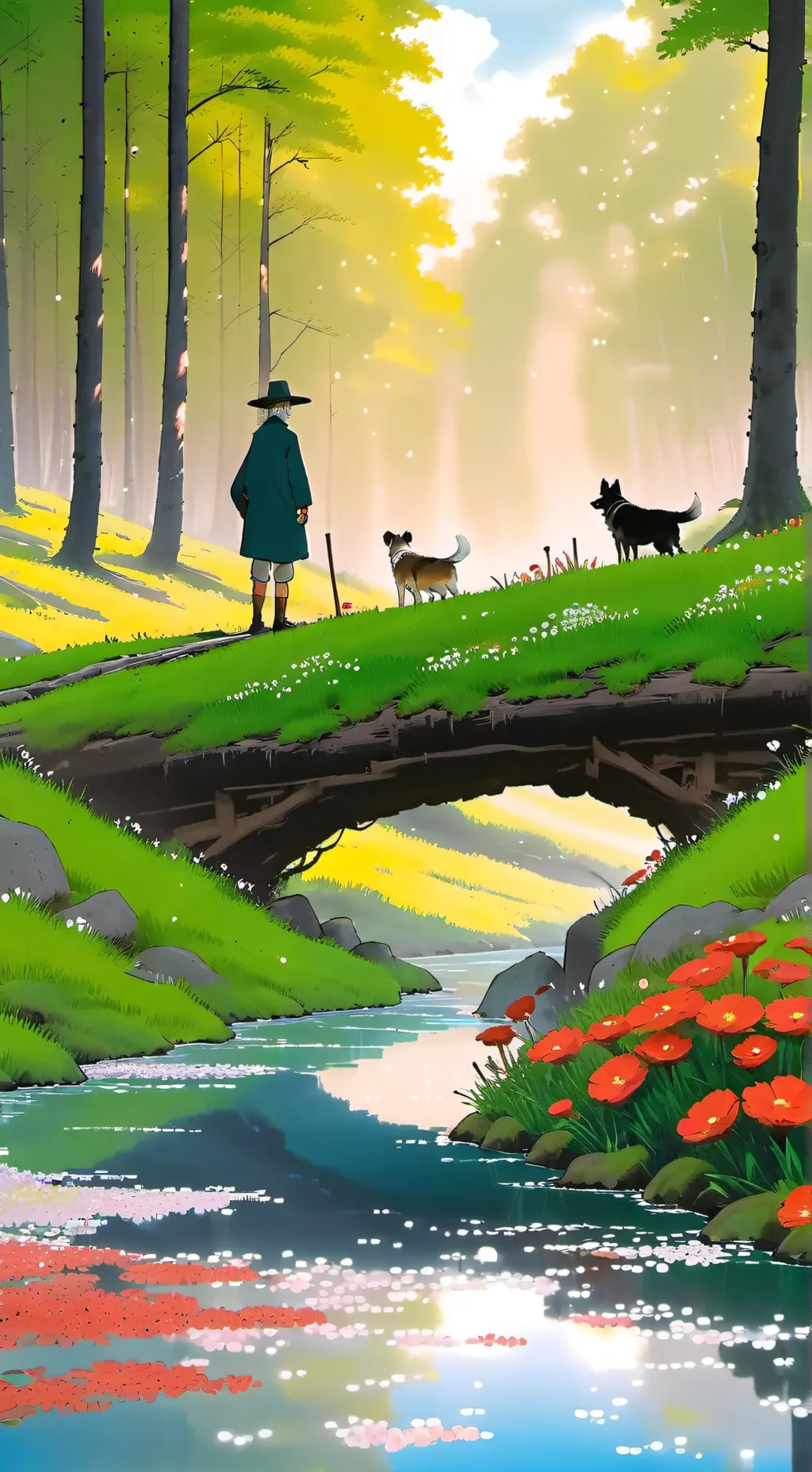 ai character: France x Uk background