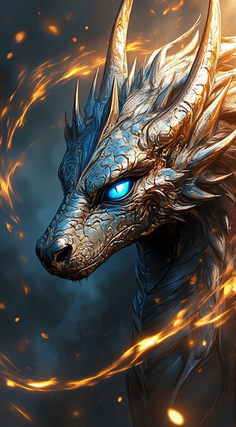 ai character: Dragon background