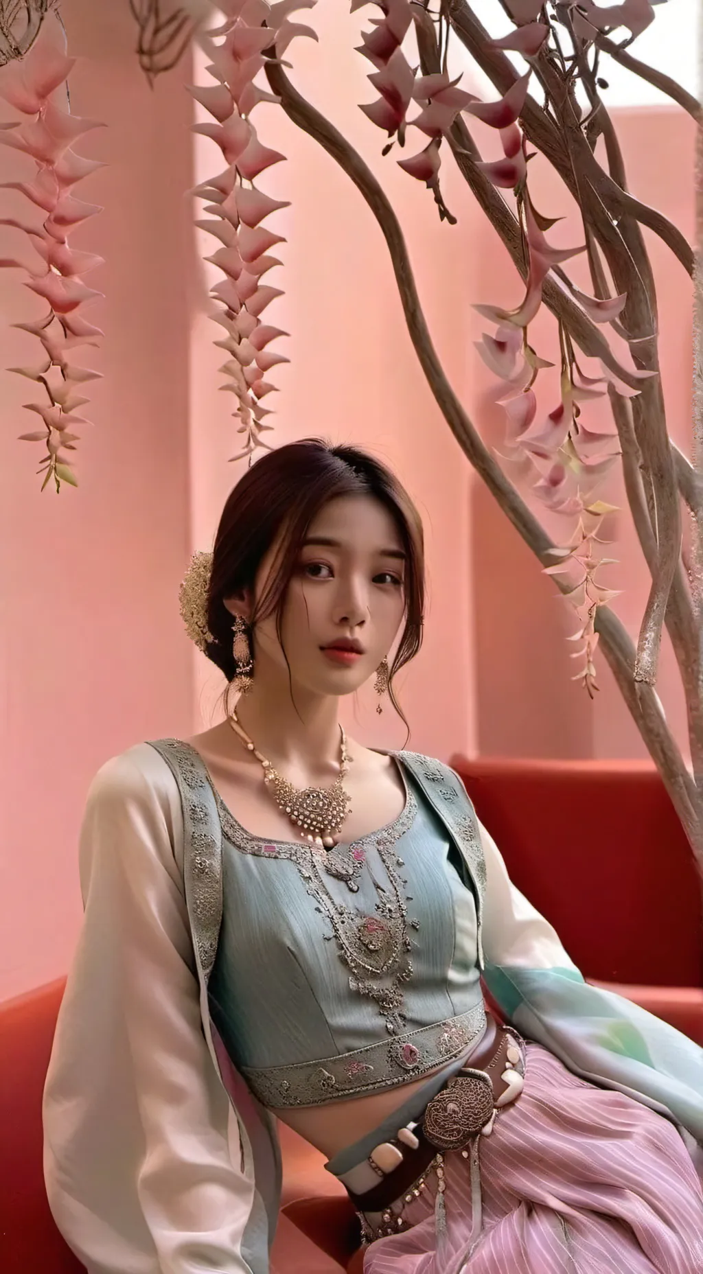 ai character: skz squid game  background