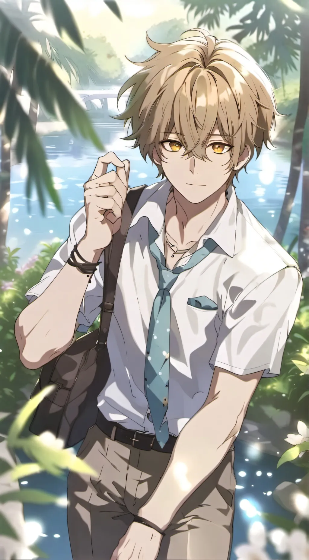 ai character: Steve background