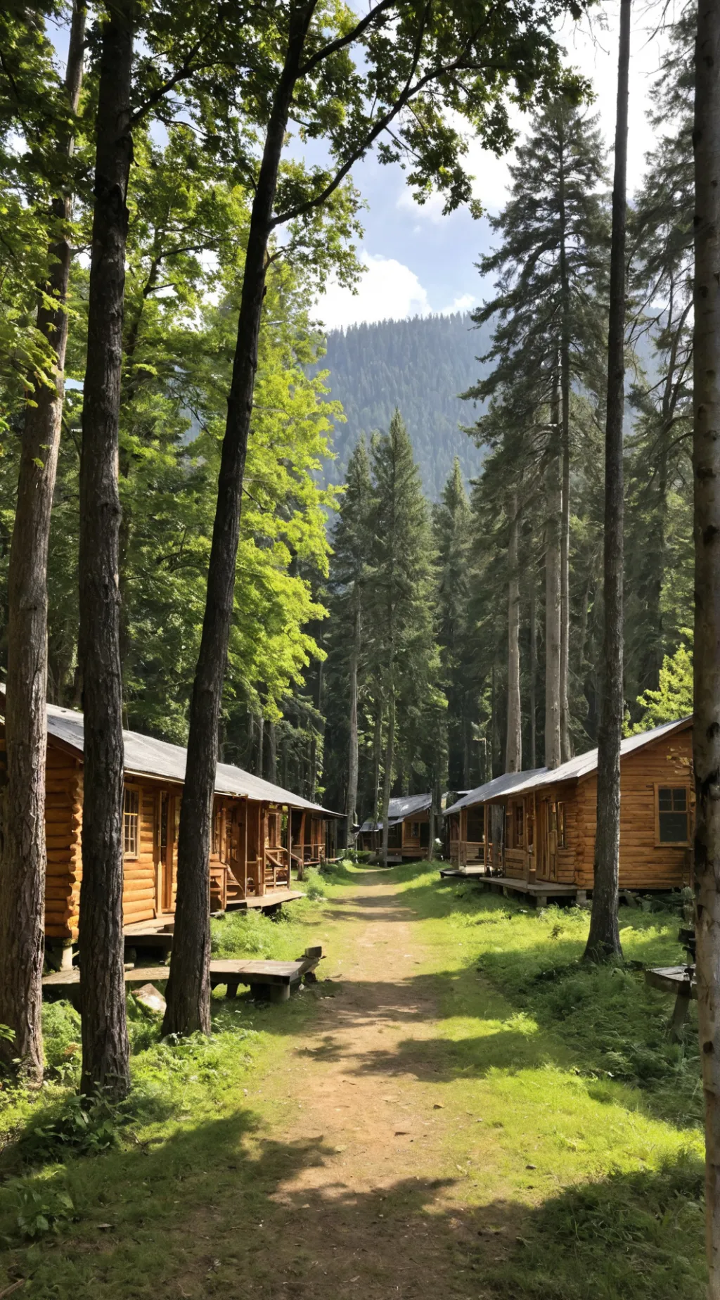 ai character: Barren hollow background