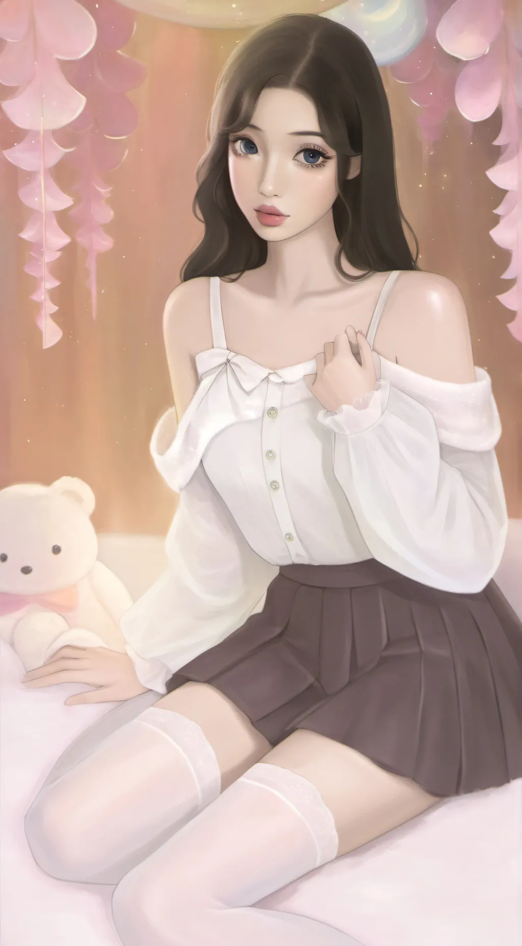 ai character: Ashley background