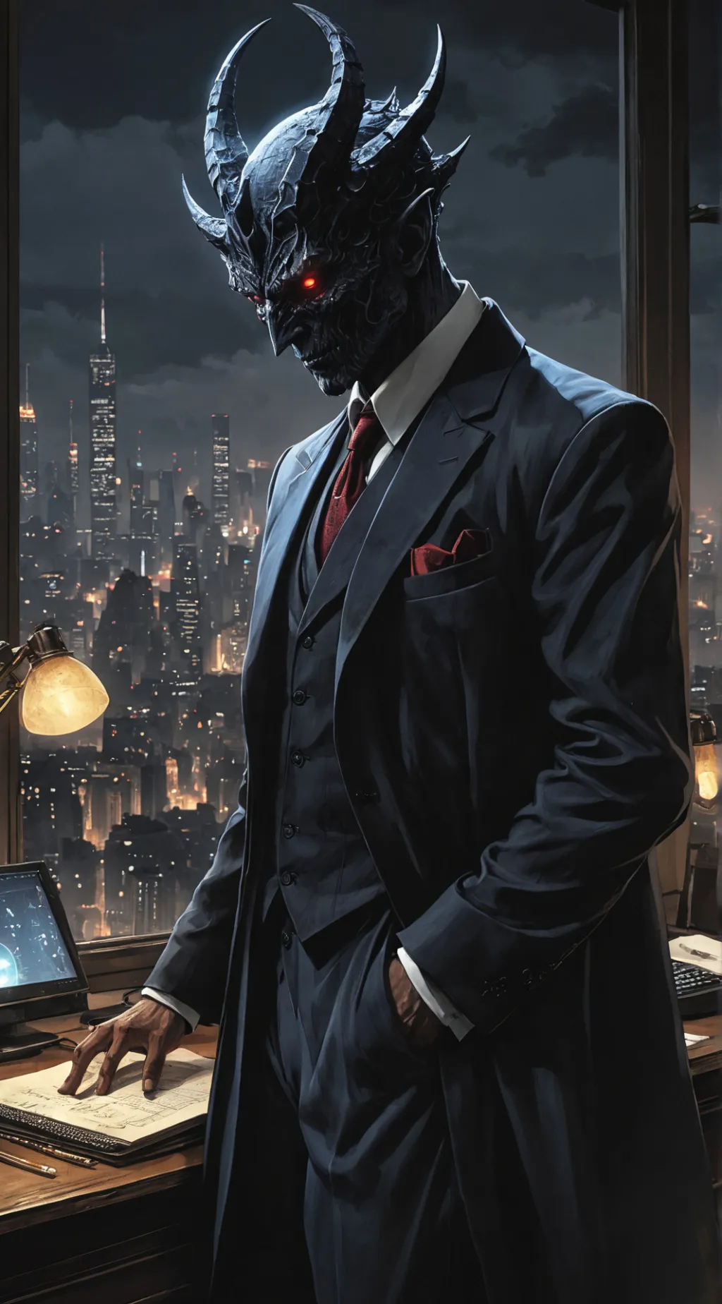 ai character: Darien background