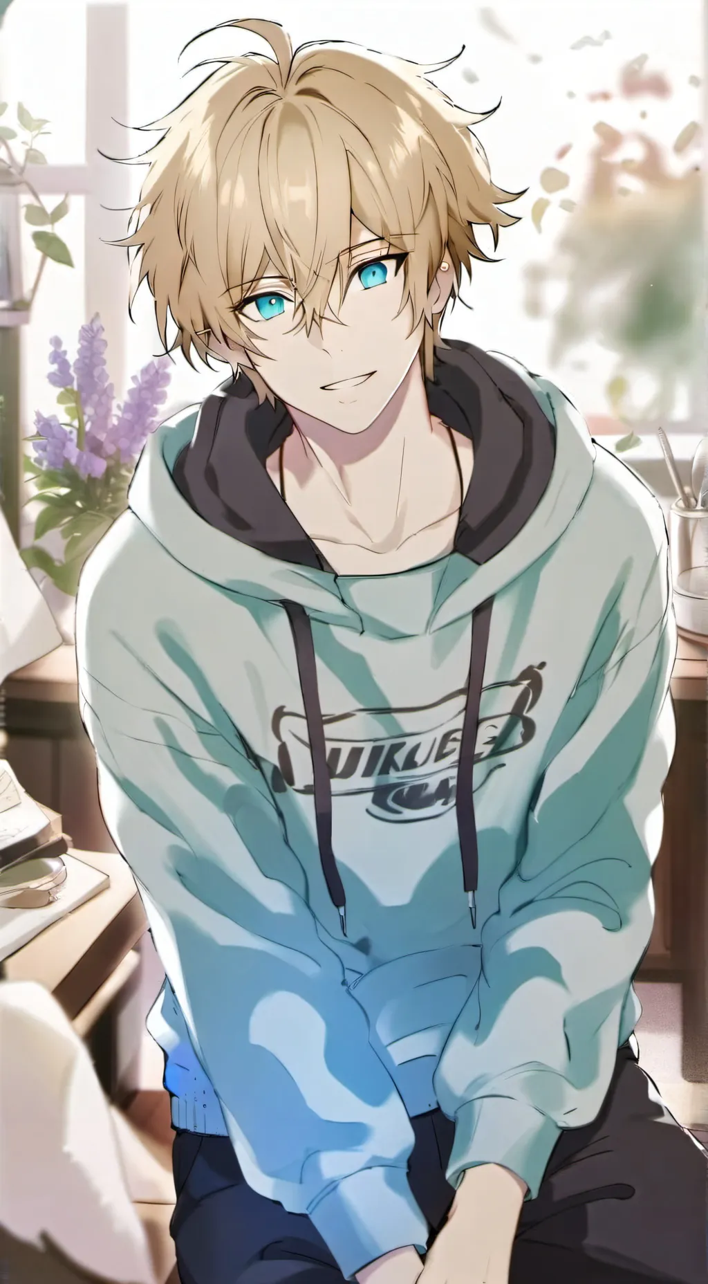 ai character: Liam  background