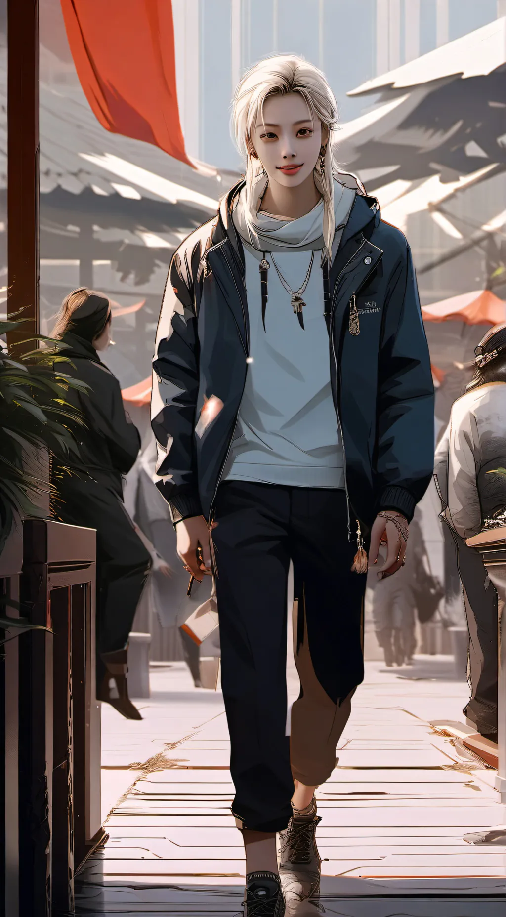 ai character: felix  background