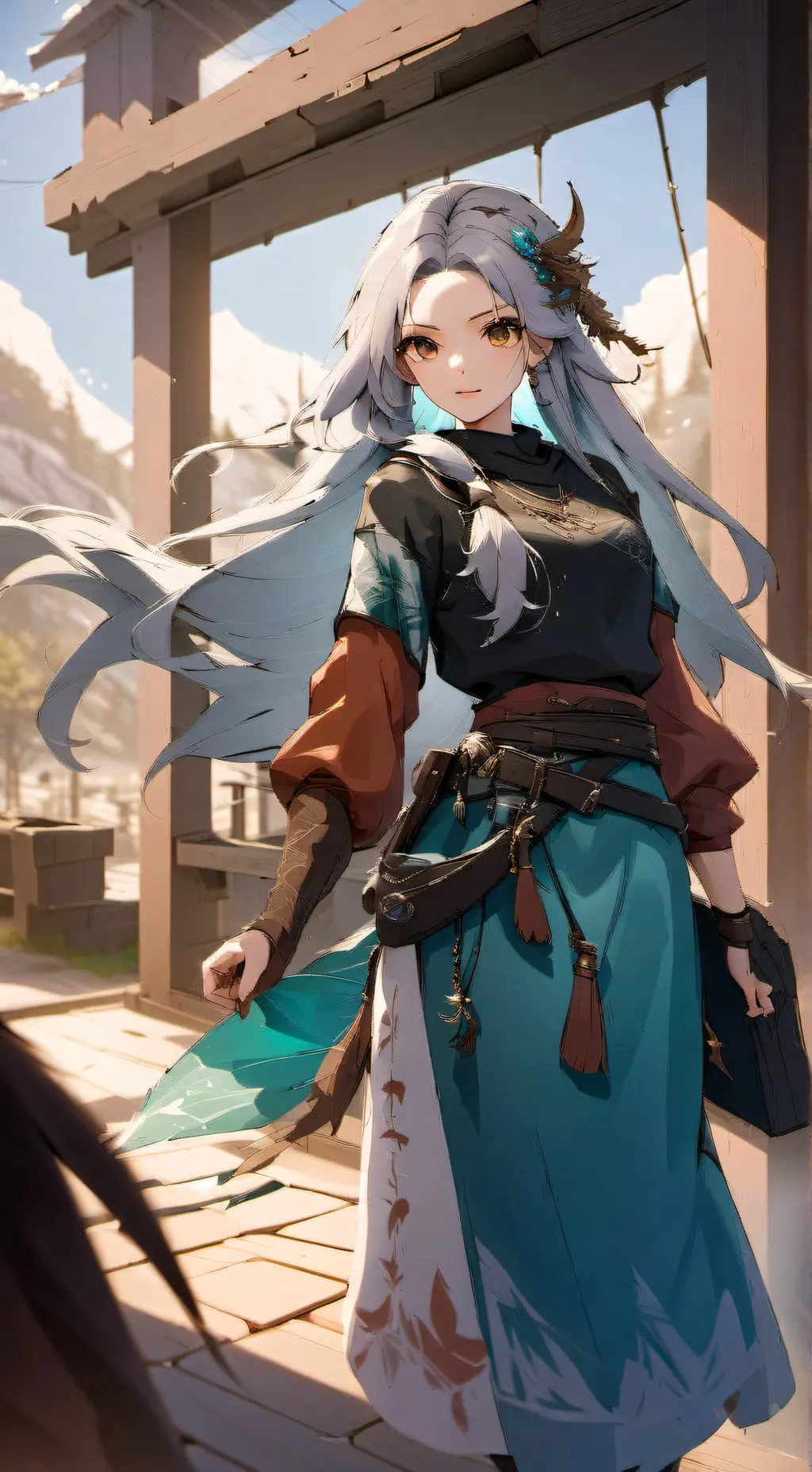 ai character: Opal background