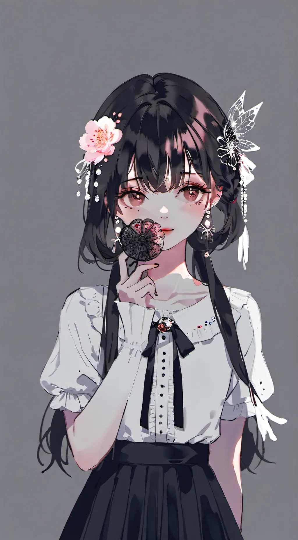 ai character: • ~ Hikari ~ • √ background