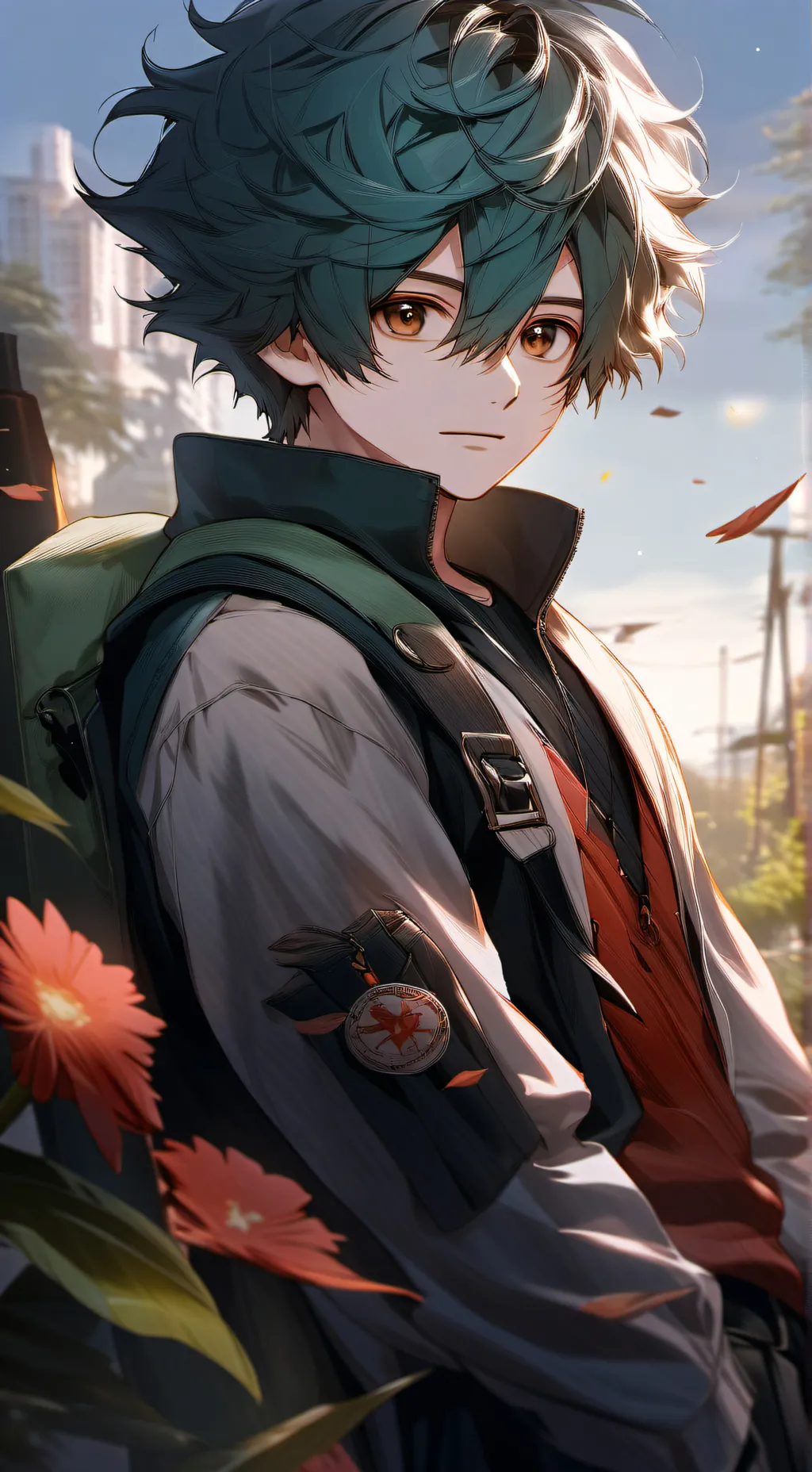 ai character: deku infiel background