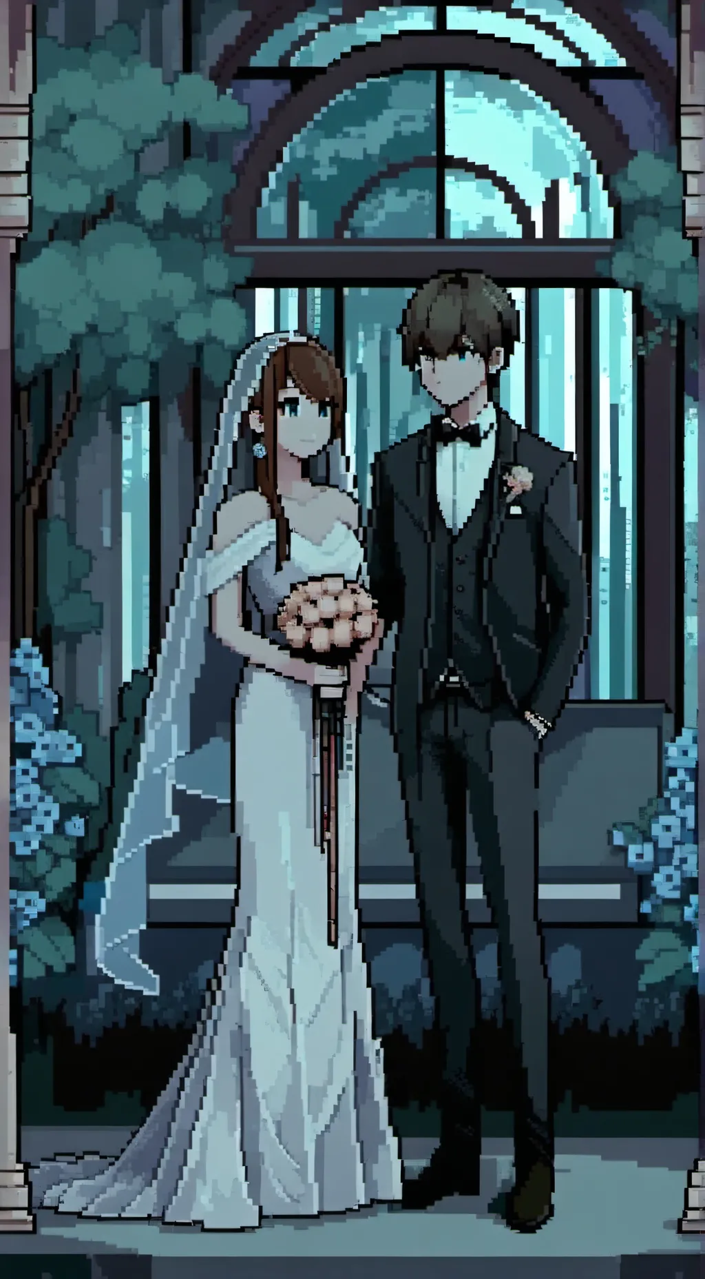 ai character: Liam and Heather background