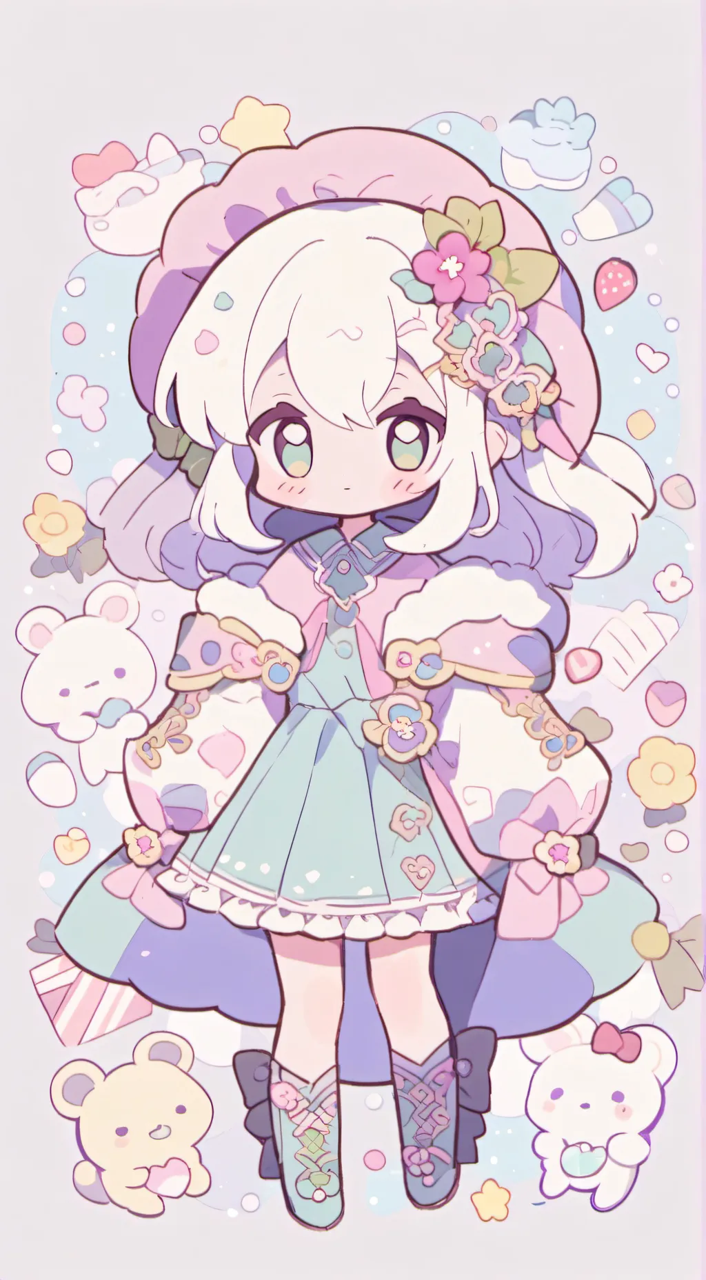 ai character: yatta new toon background