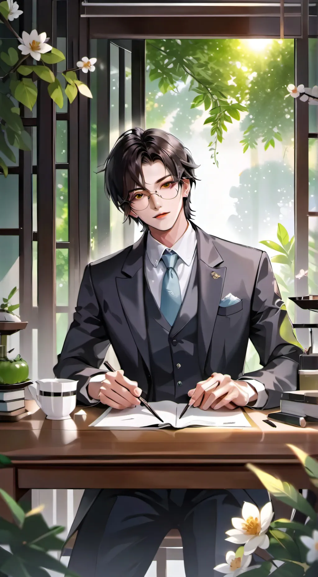 ai character: Roger  background