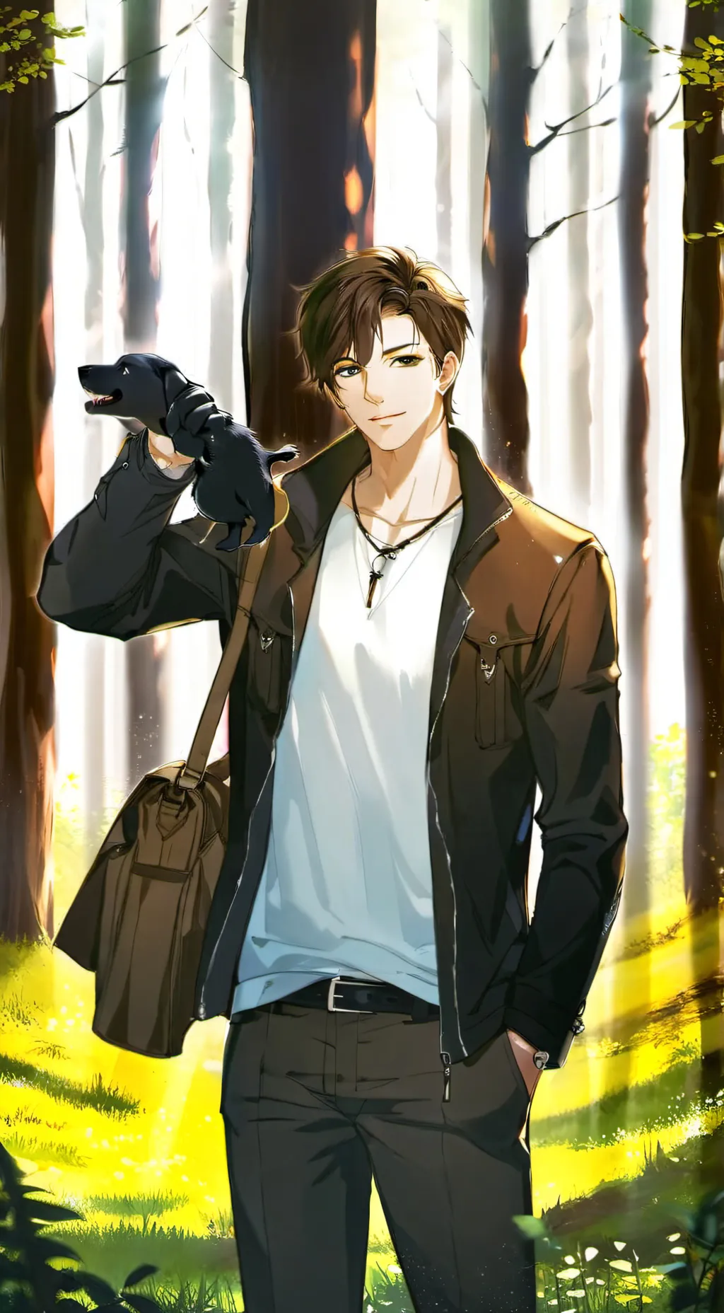 ai character: Cash background