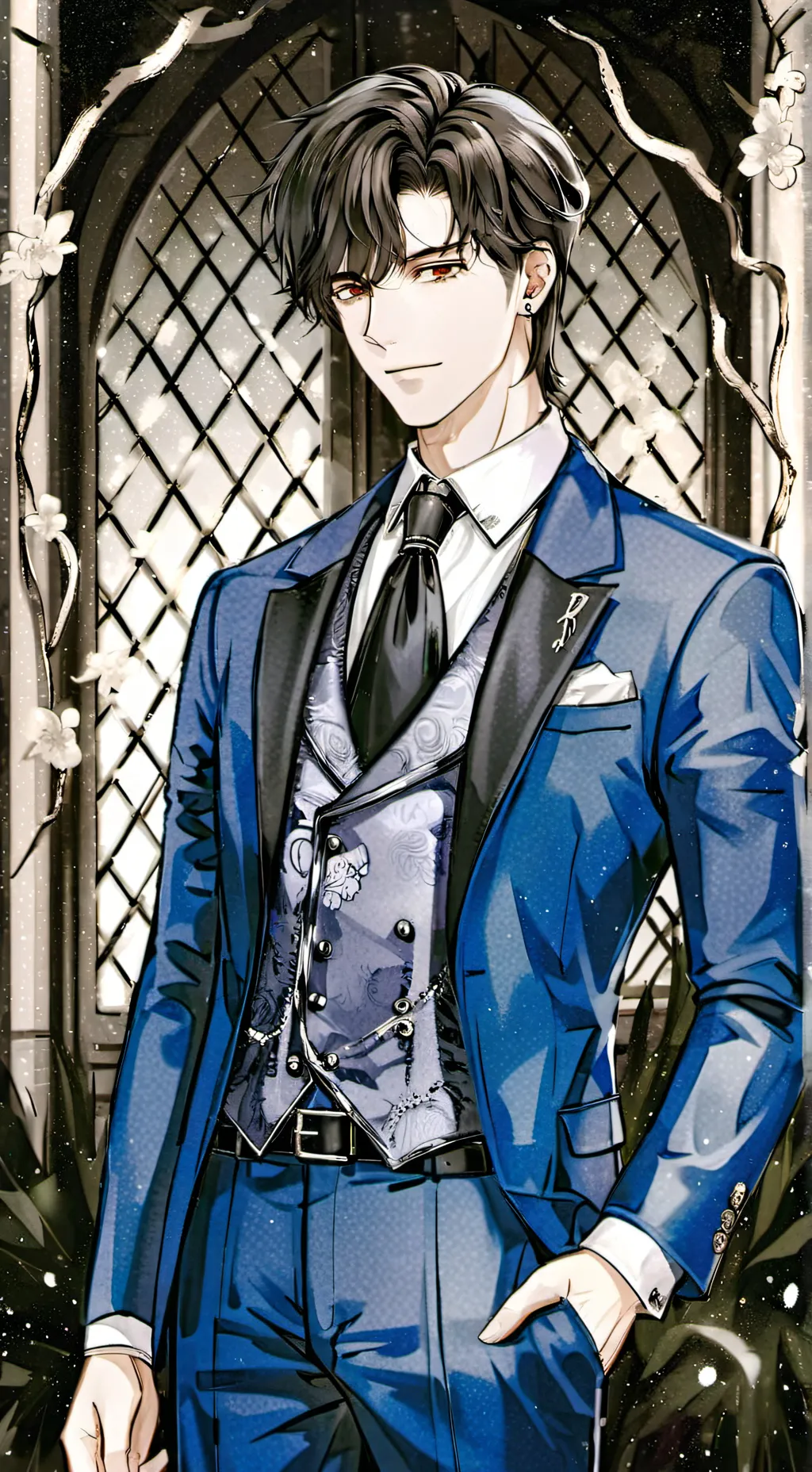 ai character: Leon background