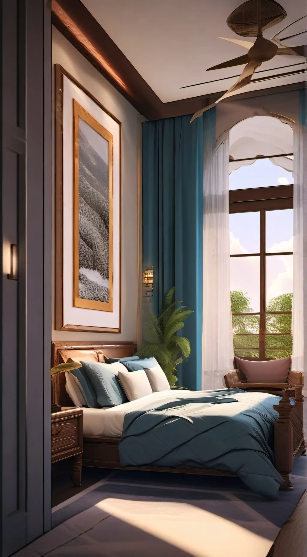 ai character: Kny in your house background