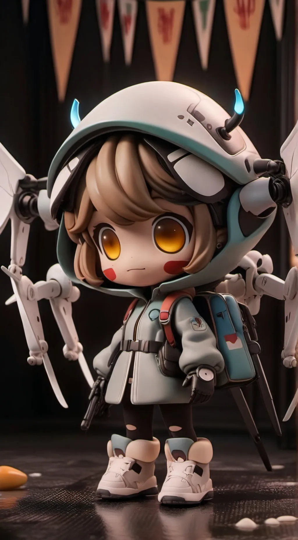 ai character: Cyn background