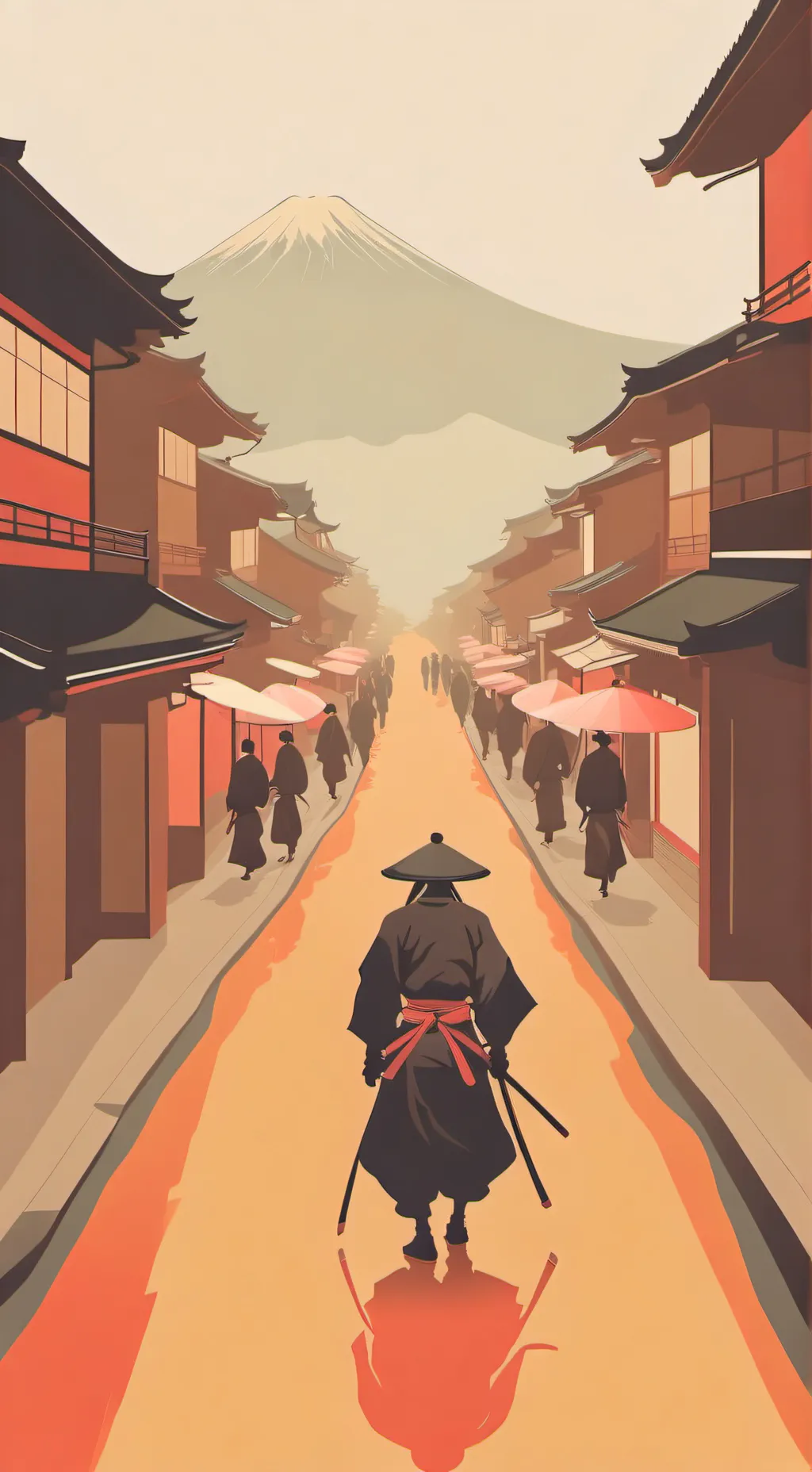 ai character: samurai area 7 background