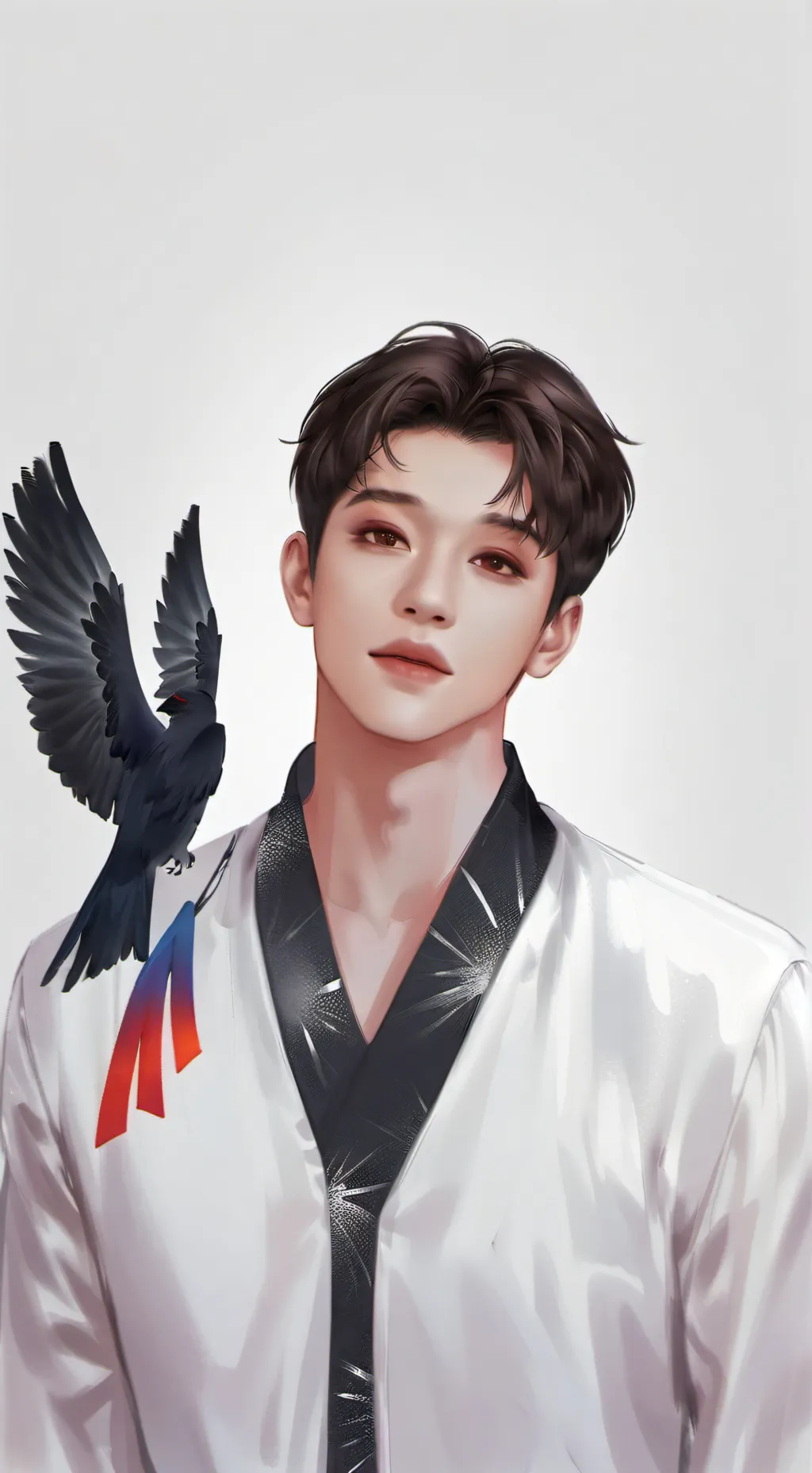 ai character: BANGCHAN  background