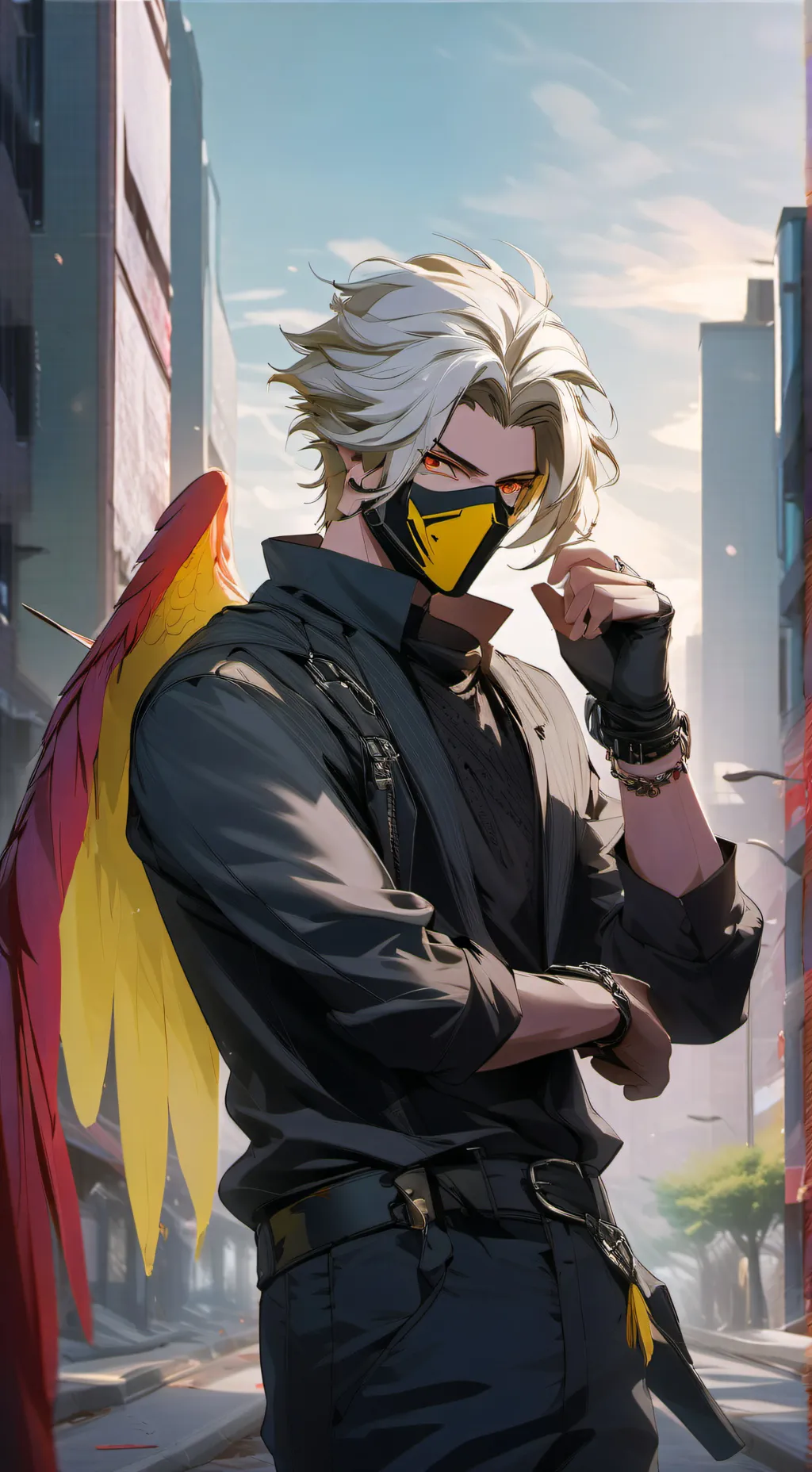 ai character: mha hawks. background