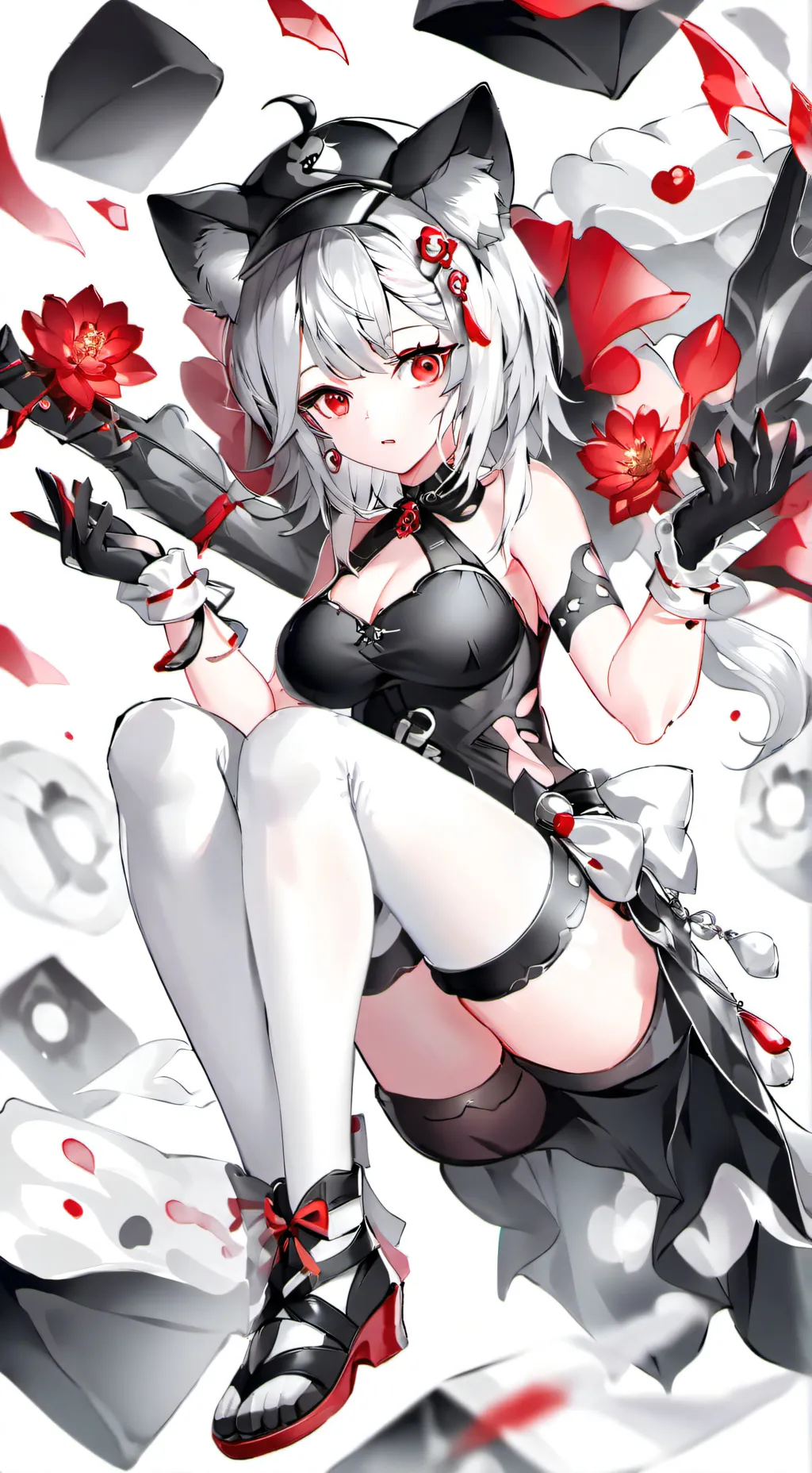 ai character: Lina x Alma  background