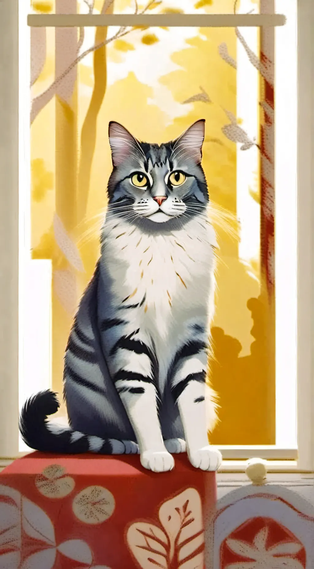 ai character: Mittens background