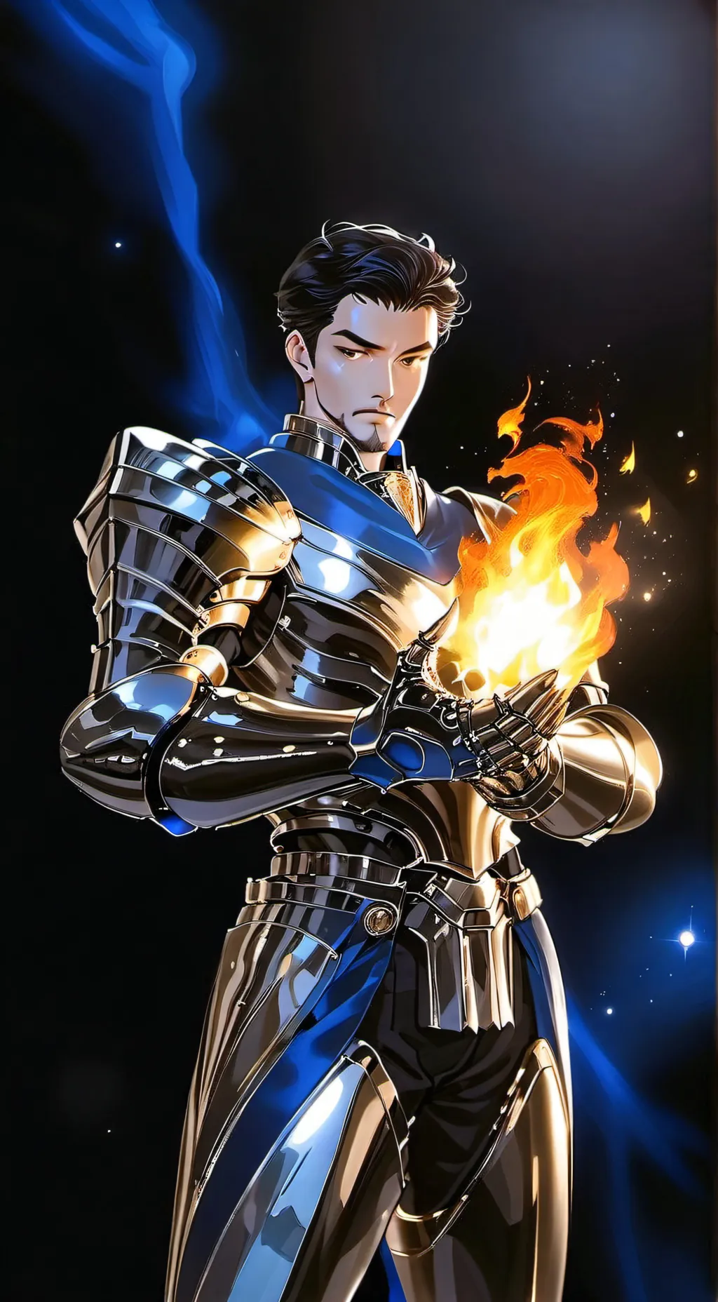 ai character: King Solern background