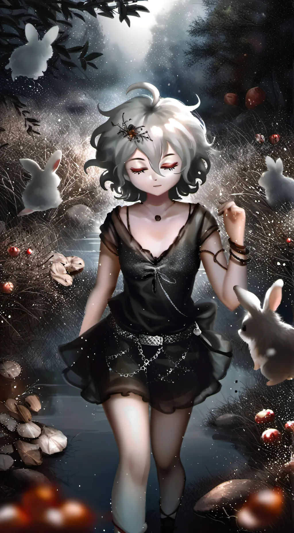 ai character: Палитра☠️ background