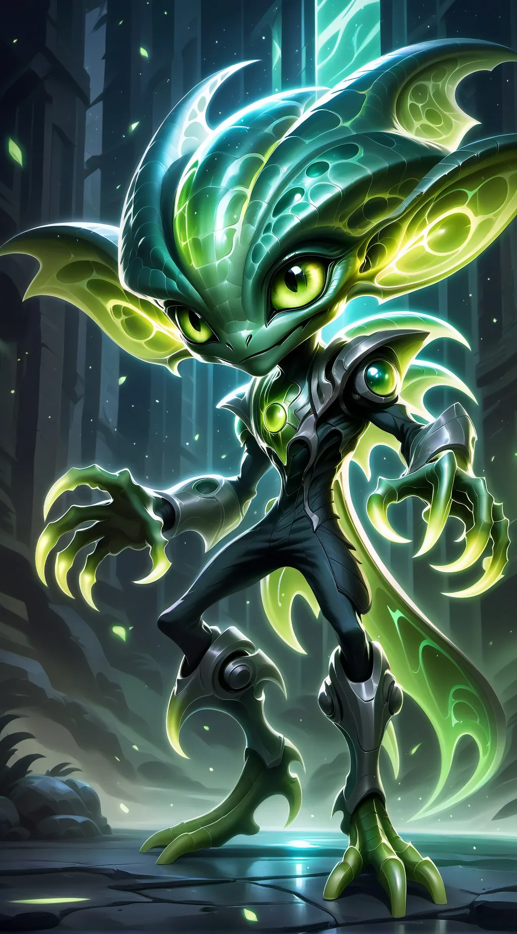 ai character: L’alien  background