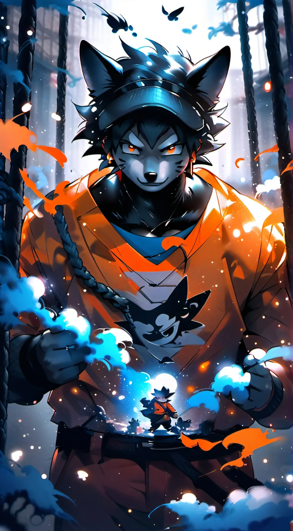 ai character: chat background