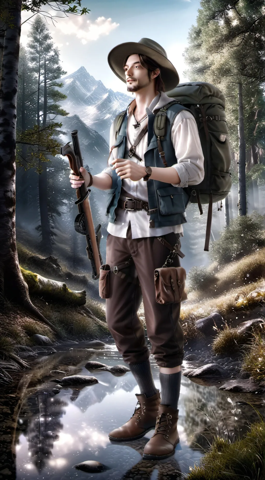 ai character: Армия  background