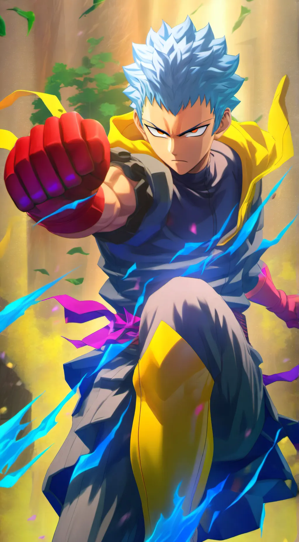 ai character: Garou  background