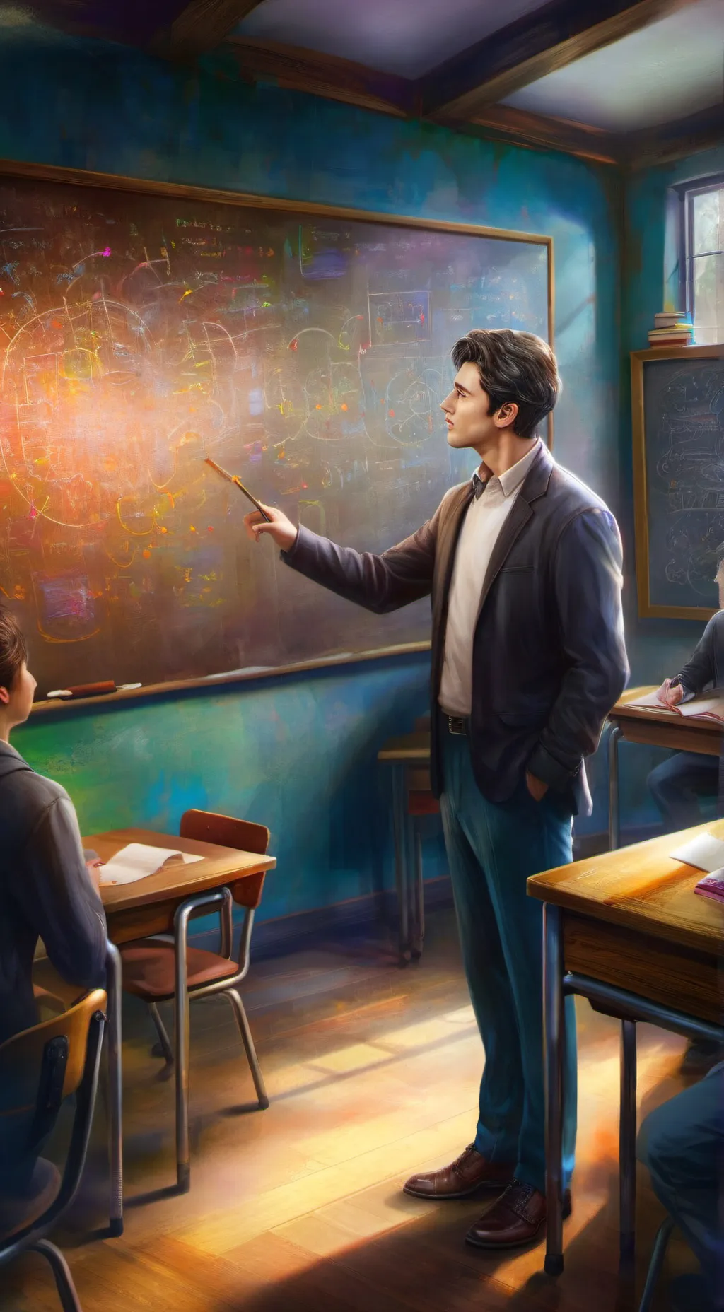 ai character: 2nd grade background