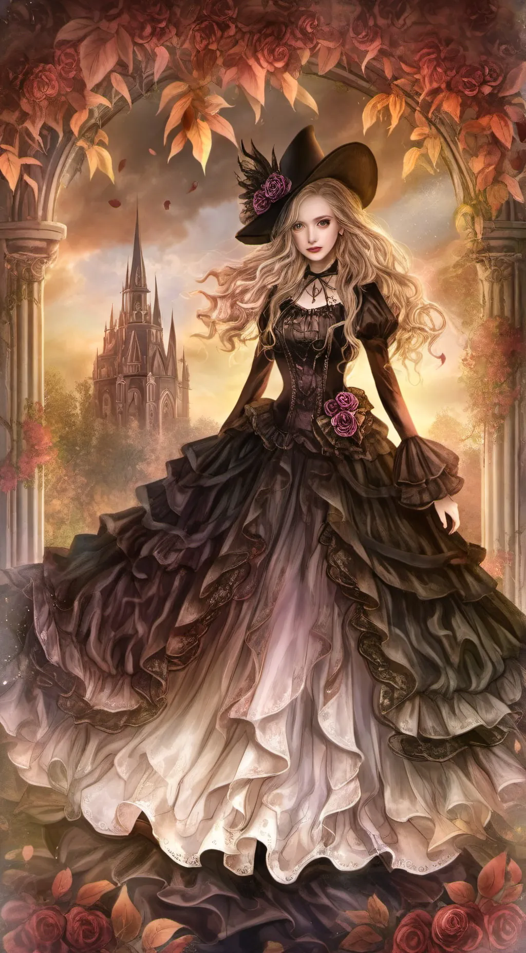 ai character: tina  background