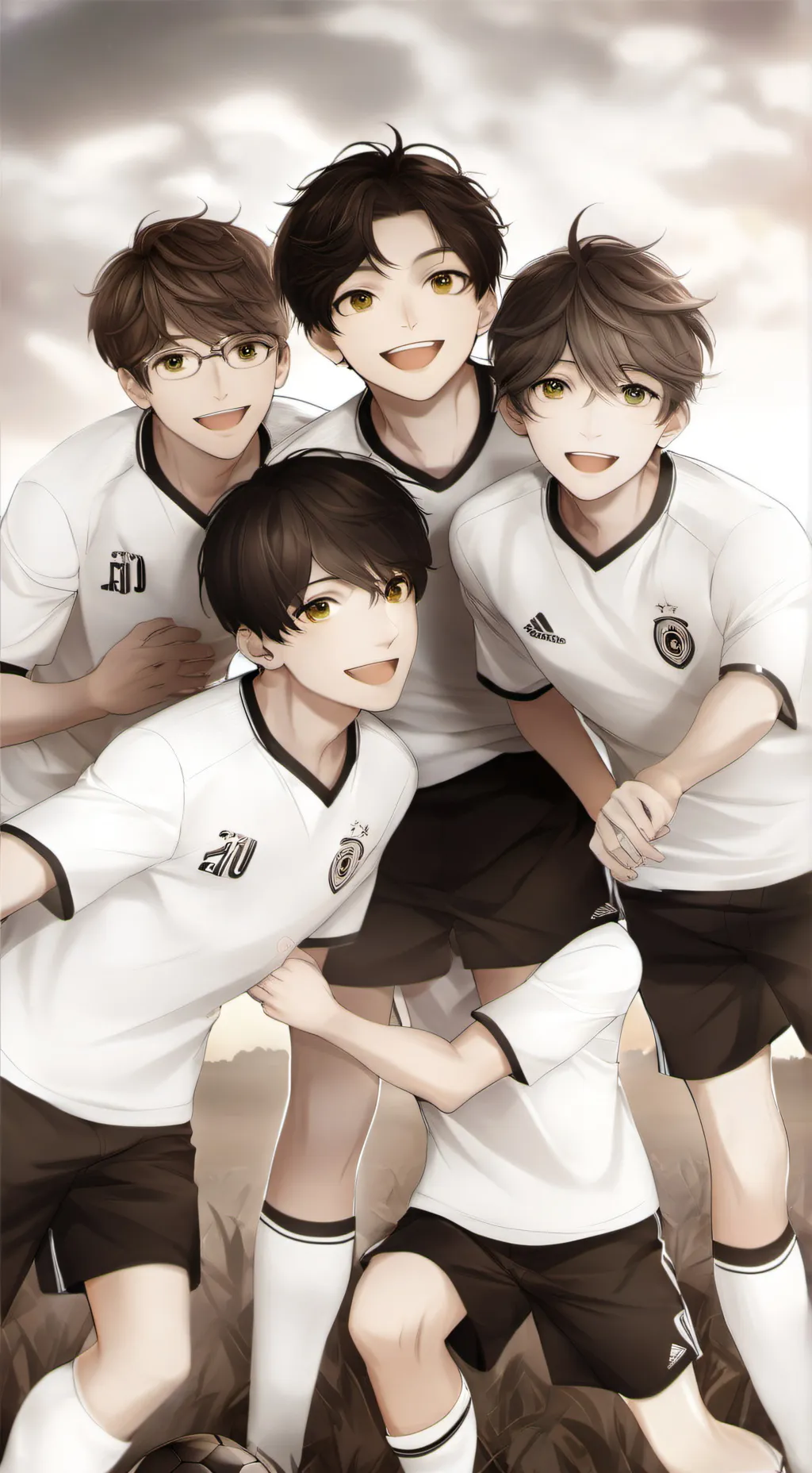 ai character: tu et la seul fill background