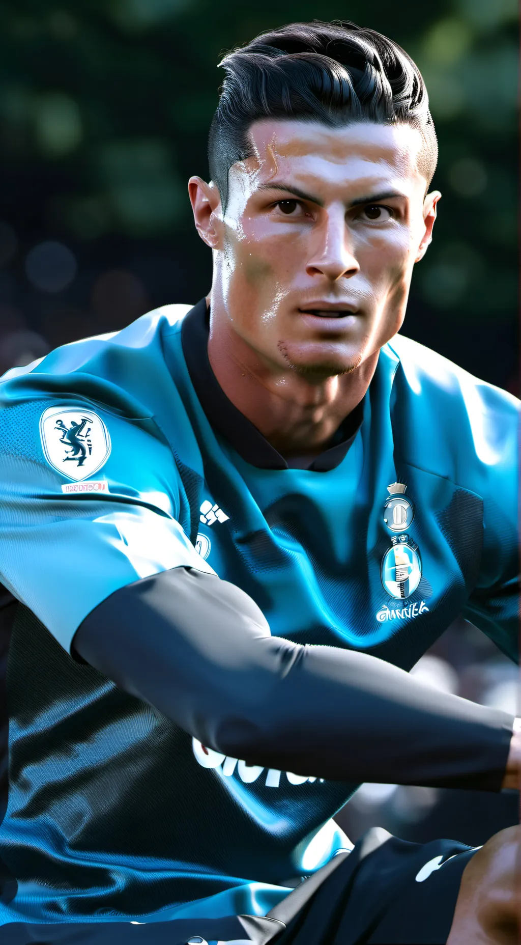 ai character: Uncle Ronaldo background