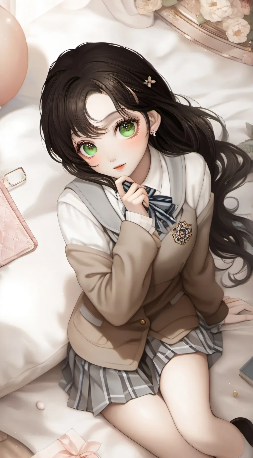 ai character: Ashley background